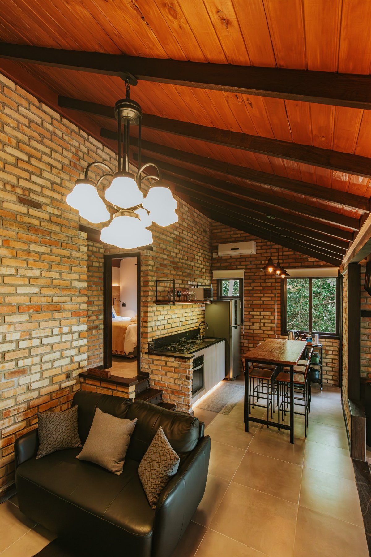 Ambiente e detalhes da Cabana Odoyá