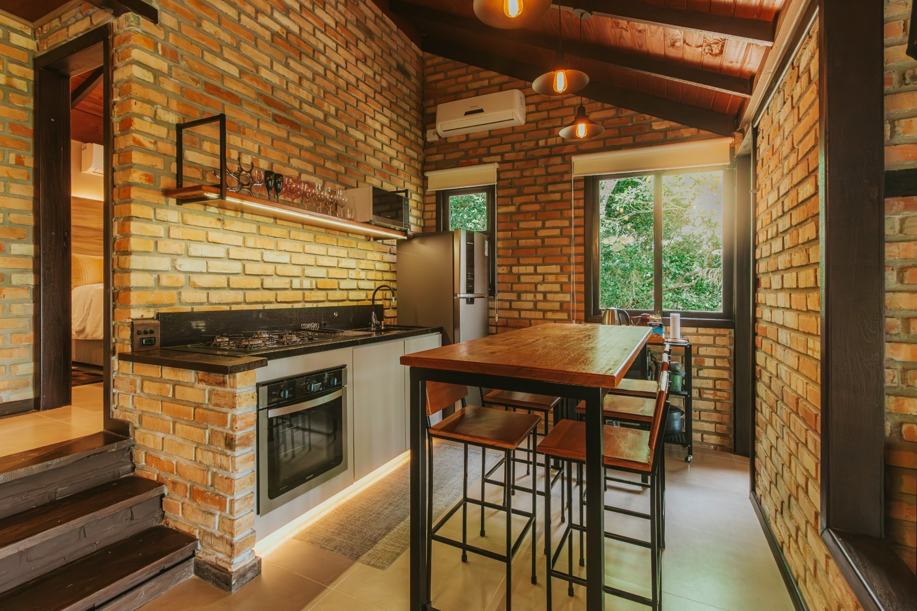 Ambiente e detalhes da Cabana Odoyá