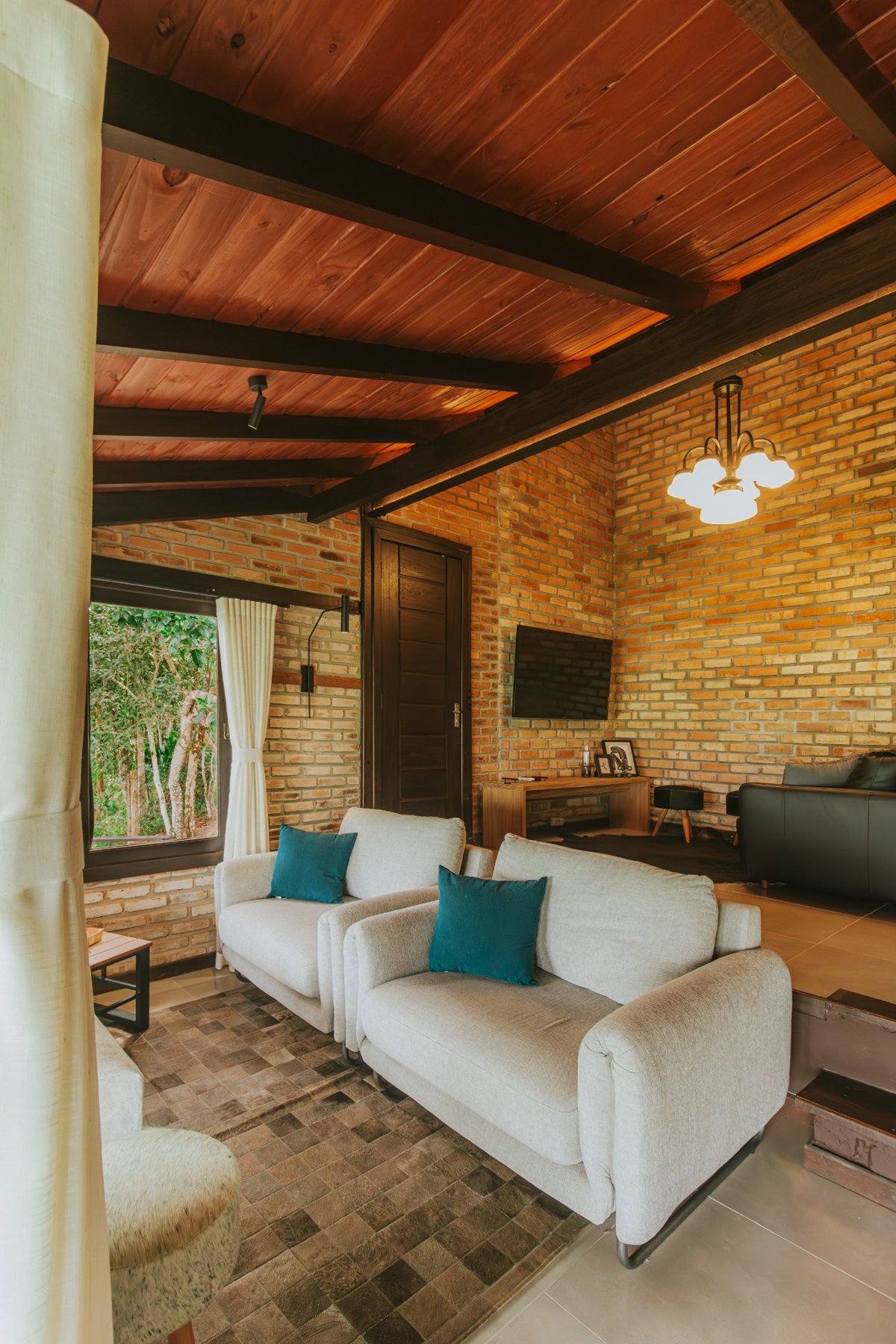 Ambiente e detalhes da Cabana Odoyá